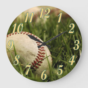 Nostalgiska baseball stor klocka