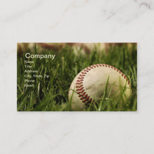 Nostalgiska baseball visitkort
