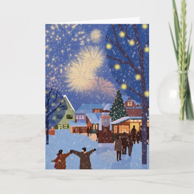 NOSTALGISKA JULER SOM GÅTT FÖRBI JULKORT TACK KORT (Framsida)