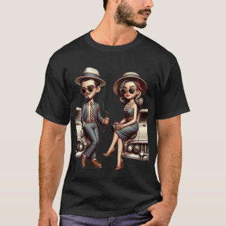 Nostalgiska vibes, modern tvist. t shirt
