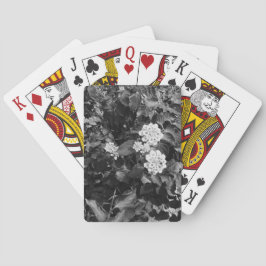 Nostalgiskt blommigt casinokort