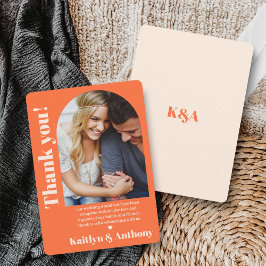 Nostalgiskt diagram Retro Bröllop Photo Tack Kort