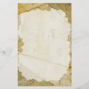 Nostalgiskt gammalt Brev-stationeri Brevpapper