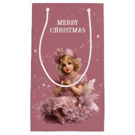 Nostalgiskt God jul i rosa av frost och blek