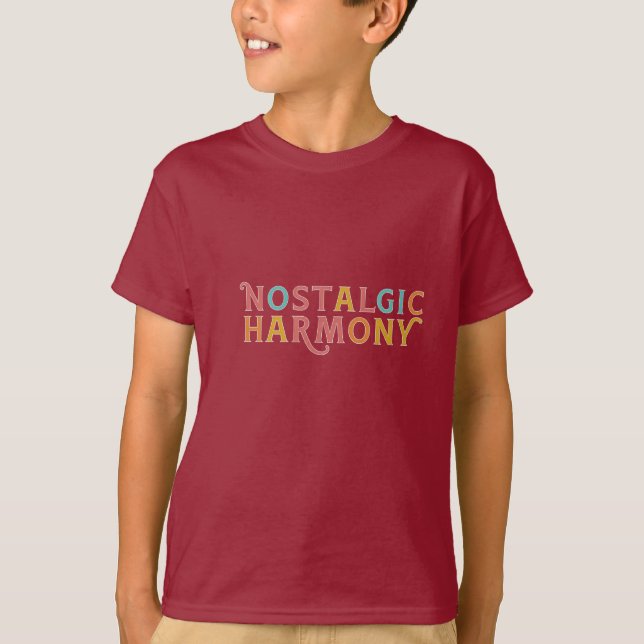 Nostalgiskt harmoni t shirt (Framsida)