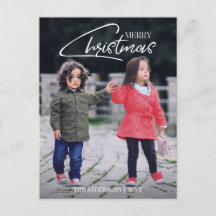 Nostalgiskt julskript - Helgdag Fotovykort