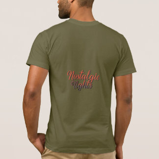 Nostalgiskt nattarbete t shirt