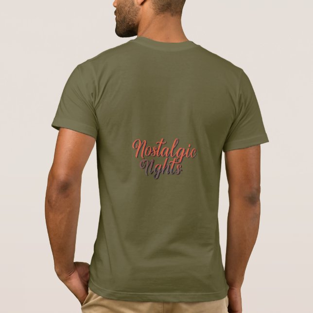 Nostalgiskt nattarbete t shirt (Baksida)
