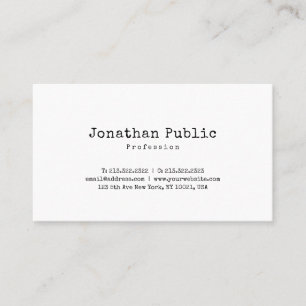 Nostalgy Search Design Design Minimalist Plain Ret Visitkort