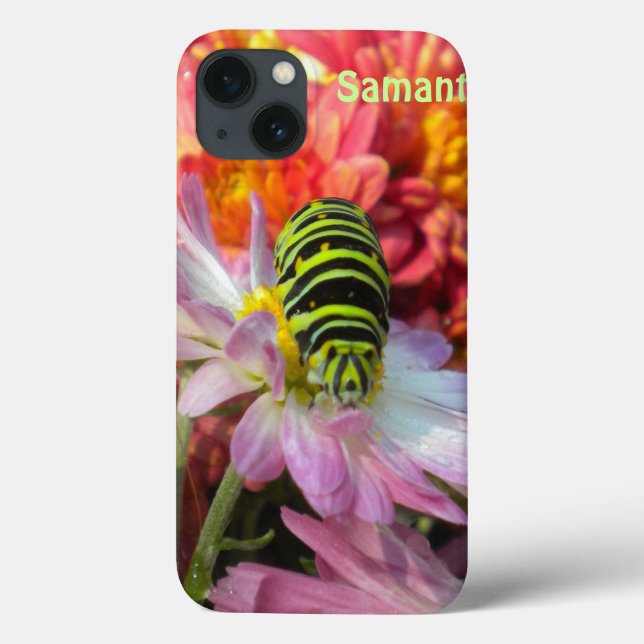 Nosy Caterpelare iPad Case *Personalize* (Baksida)