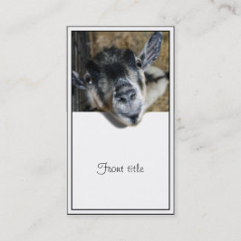 Nosy Goat Tittar ut Visitkort