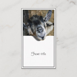 Nosy Goat Tittar ut Visitkort