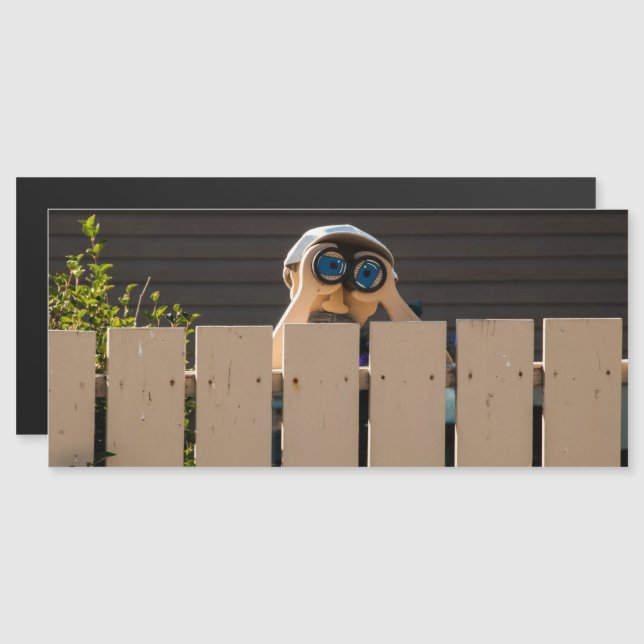 Nosy grannbor Fridge Magnet (Fram/baksida)