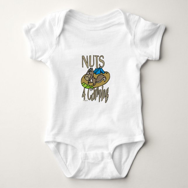 Nöt 4 Camping T-shirt (Framsida)