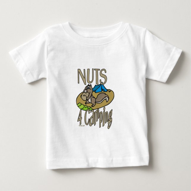 Nöt 4 Camping Tee Shirt (Framsida)