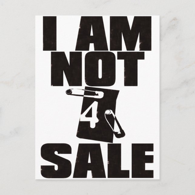 NOT_4_SALE VYKORT (Framsida)