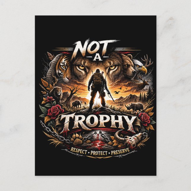 Not a Trophy Vykort (Framsida)