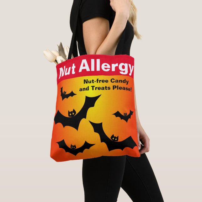Nöt Allergy Nöt-free Candy Halloween Treat Tygkasse (Närbild)