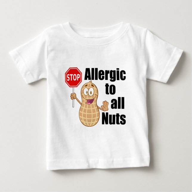 Nöt Allergy T Shirt (Framsida)