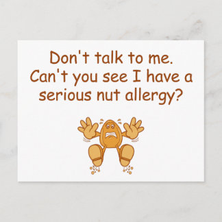 Nöt Allergy Vykort