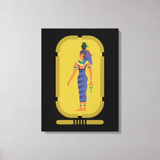 Nöt Egyptian Goddess Kanvastryck (Framsida)