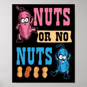 Nöt eller ingen Nöt Baby Gender-kalvning Poster