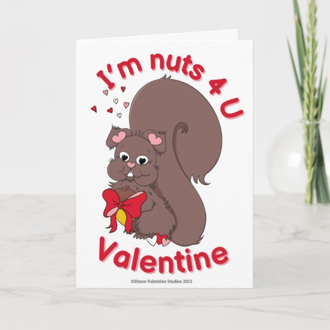 Nöt för ditt kort på Alla hjärtans dag (Framsida)