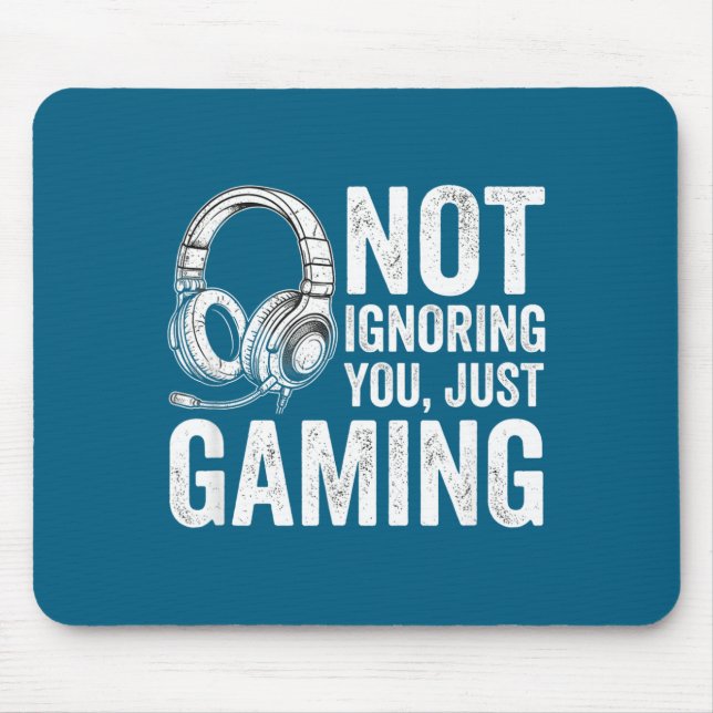 Not Ignoring You Gaming Headset Graphic Video Game Musmatta (Framsidan)