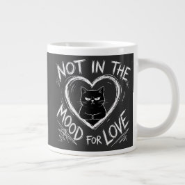 Not In The Mood For Love Grumpy Cat Sarcastic Jumbo Mugg