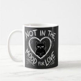 Not In The Mood For Love Grumpy Cat Sarcastic Kaffemugg