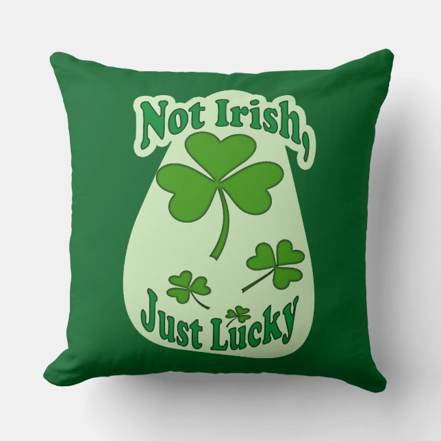 Not Irish Just Lucky St Patrick’s Day - almofada Kudde (Framsida)