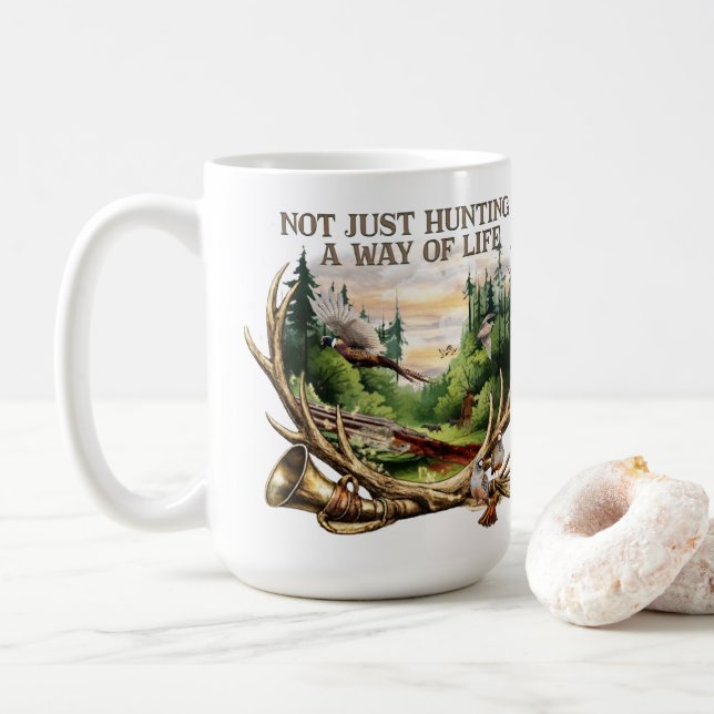 Not Just Hunting — A Way of Life Kaffemugg (Med munk)