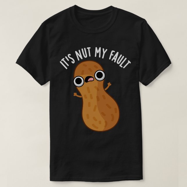 Nöt mitt fel i den funktionella Peanut Pun 1 T Shirt (Design framsida)