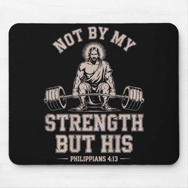 Not My Strength But His Gym Jesus Lifting Christia Musmatta (Framsidan)