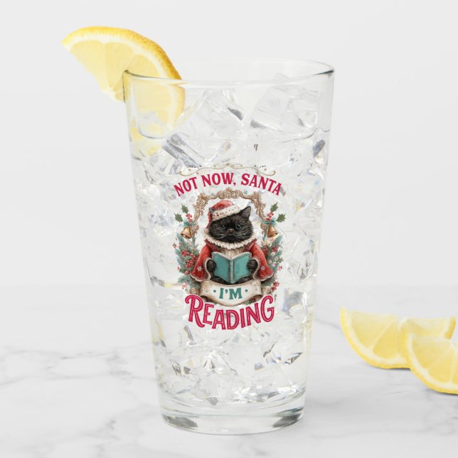 Not Now Santa I'm Reading  Glaskopp (Framsida Ice)