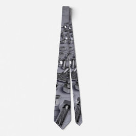 Nöt och Screws Construction Home Reparair Necktie Slips