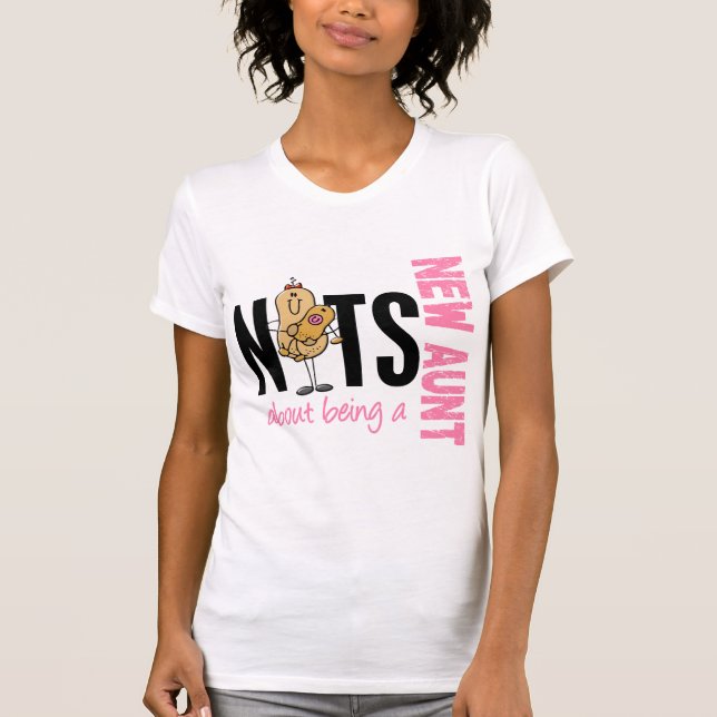 Nöt om att vara en ny rosa för moster 1 tee (Framsida)