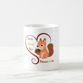 Nöt Om dig - Bilingual Squirrel Kaffemugg