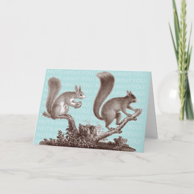 Nöt om dig - valentin dagkort helgkort (Framsida)