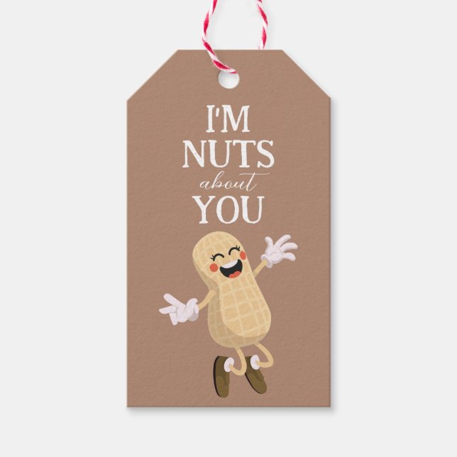 Nöt om er Alla hjärtans årsdag humor Presentetikett (Framsidan)