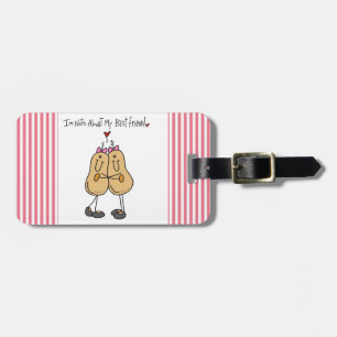 Nöt om min bästa vänT-tröja och gåvor Bagagebricka