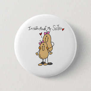 Nöt om min systerT-tröja och gåvor Knapp