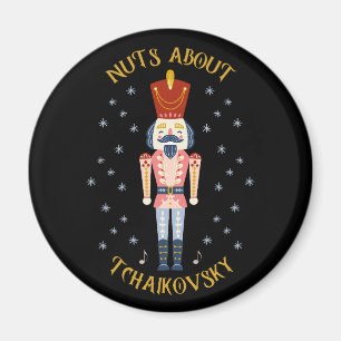 Nöt Om Tchaikovsky Nutcracker Music Black Magnet