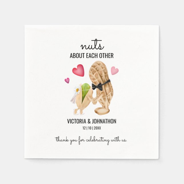 Nöt om varandra roligt pappersservett (Framsidan)