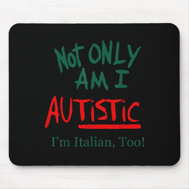 Not Only Am I Autistic I'm Italian Too Funny Chris Musmatta (Framsidan)