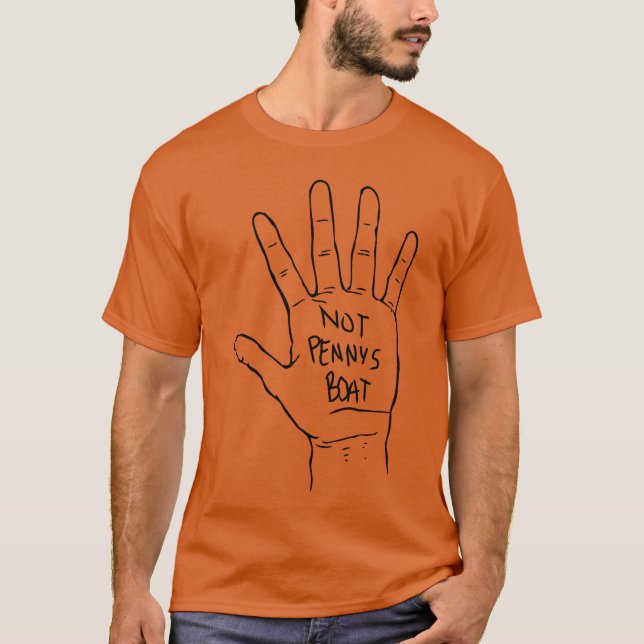 Not Pennys Boat family T Shirt (Framsida)