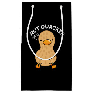Nöt Quacker Funny Peanut Puns Mörk BG