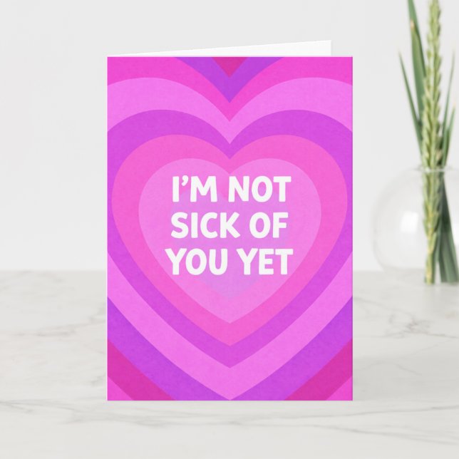 Not Sick of You Kort (Framsida)