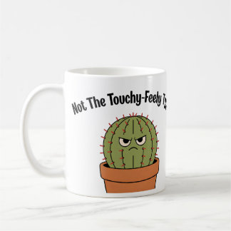 Not The Touchy-Feely Type Cactus | Funny Introvert Kaffemugg