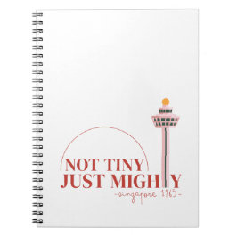 Not Tiny Just Mighty Celebration Anteckningsbok